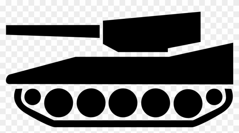 Tank Clipart Militarism - Tank Silhouette #209548