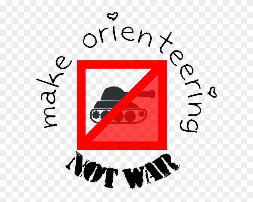 Make Orienteering And Not War Clip Art - Behälter Sie (grüne Farbe) Karte #209555