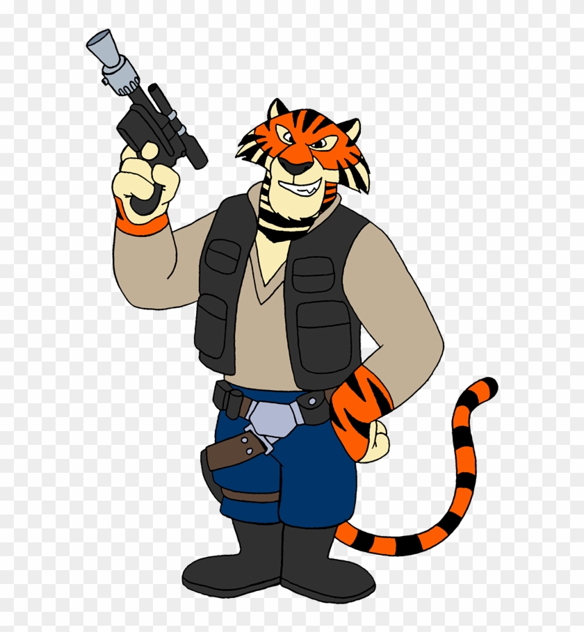 Vitaly As Han Solo By Lionkingrulez - Lion Holding Gun #209619