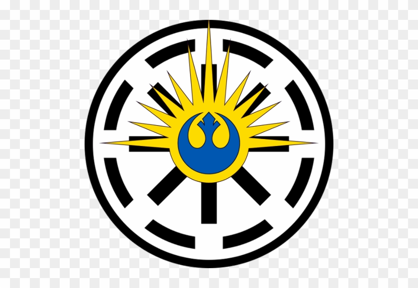 Othera Combination Of Both Old And New Republic Logos - Star Wars Galactic Republic #209667