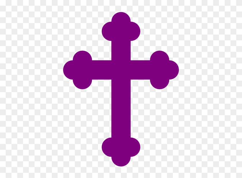 Purple Cross Cliparts - Baptism Cross #209754