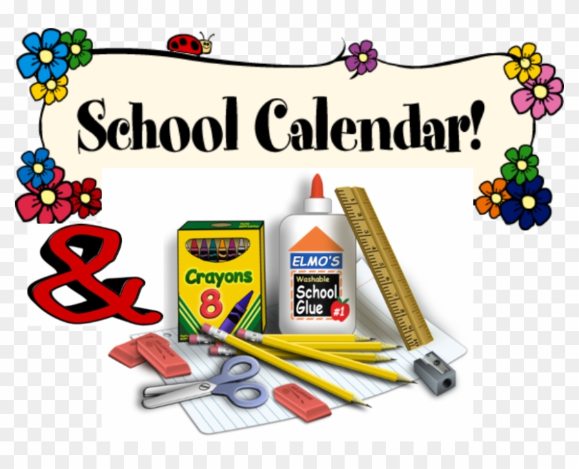 School Calendar 2018 - School Supplies Transparent #209779