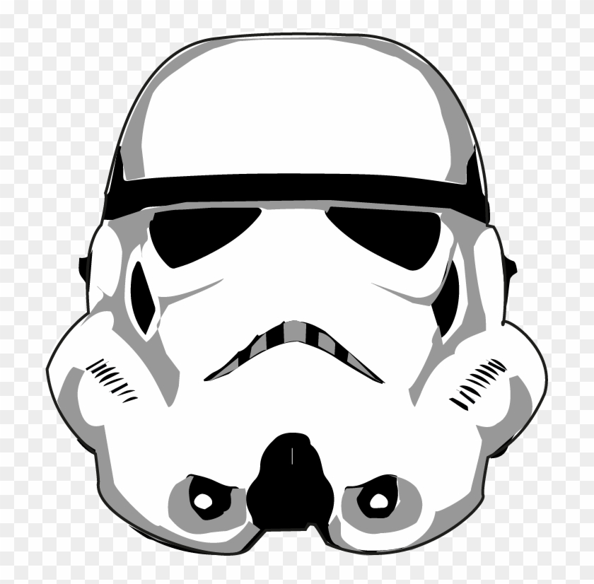 Star Wars Clipart Helmet - Stormtrooper Helmet Vector Png #209825