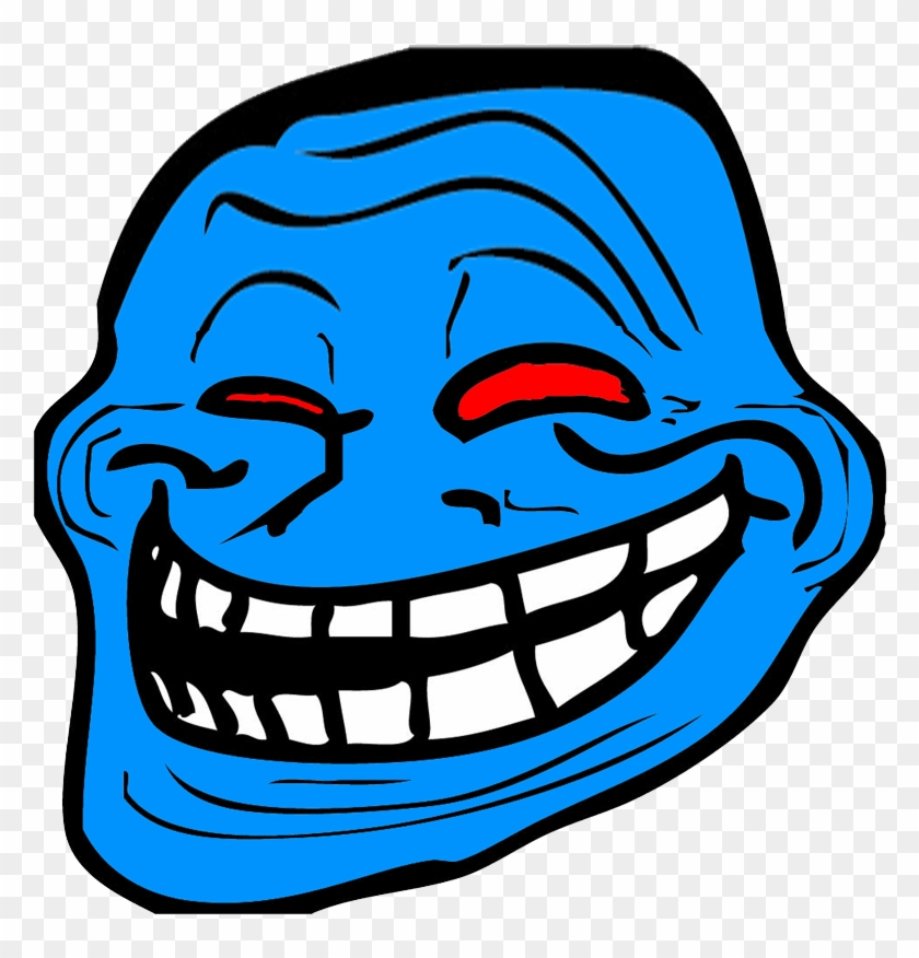 Show Spoiler, Hide Duros - Black Troll Face Png #209831