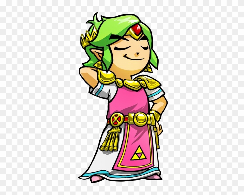 Tri Force Heroes Artwork Legendary Dress - Link Four Swords Zelda #209848