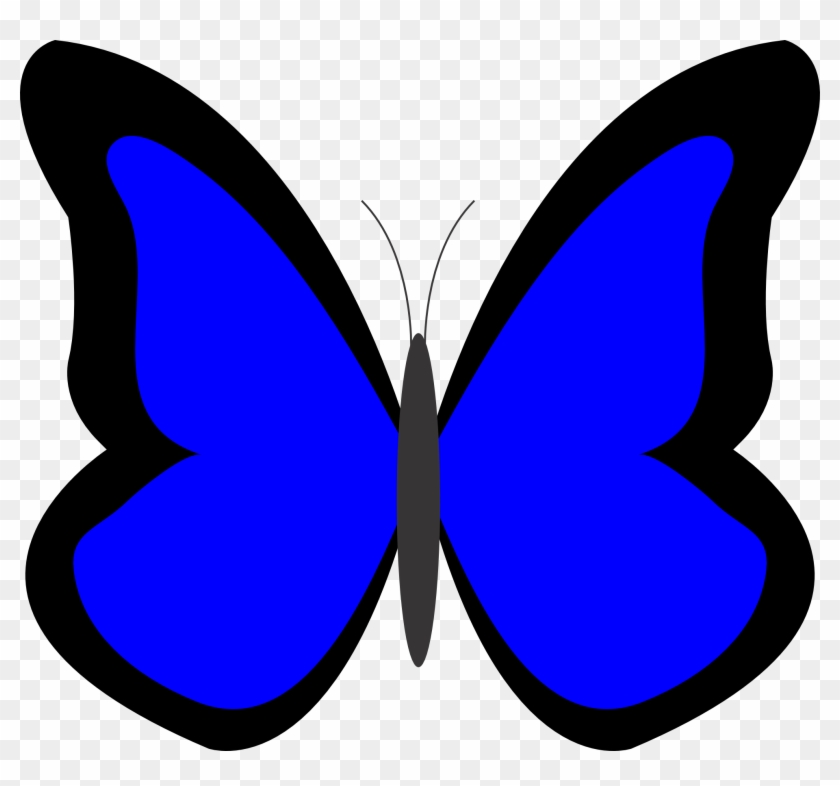 2012 February 02 Xochi - Blue Butterfly Clip Art #209889