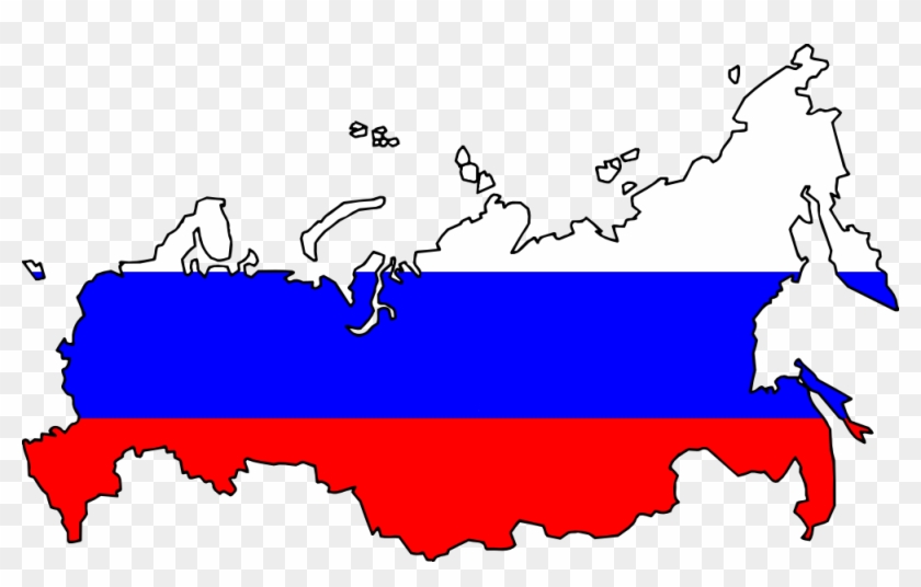 Flag Map Flagartist - Russia Clip Art #209893