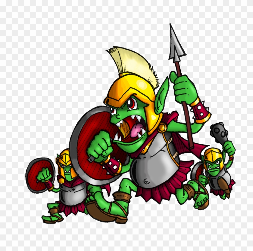 Toon Spartan Attack Force By Neweraoutlaw - Goblin Attack Force Png #209924