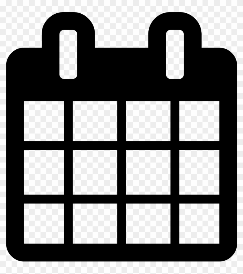 Calendar Font Awesome - Calendar Icon Png Black #210221