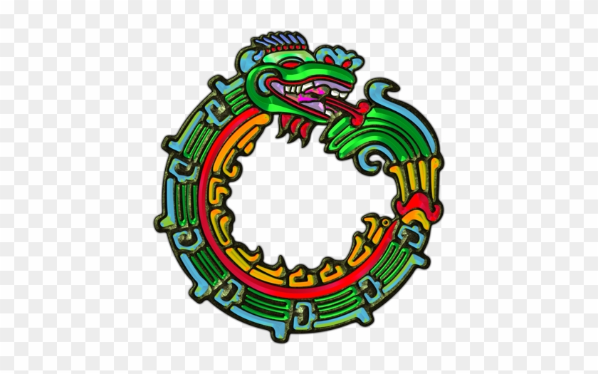 Here Is My Rendering Of A Well Known Image Of Quetzalcoatl - Dragon Martial Arts Embroidery Design #210227