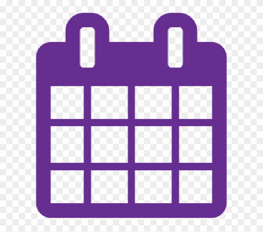 Calendar-icon Purple - Agenda Png #210245