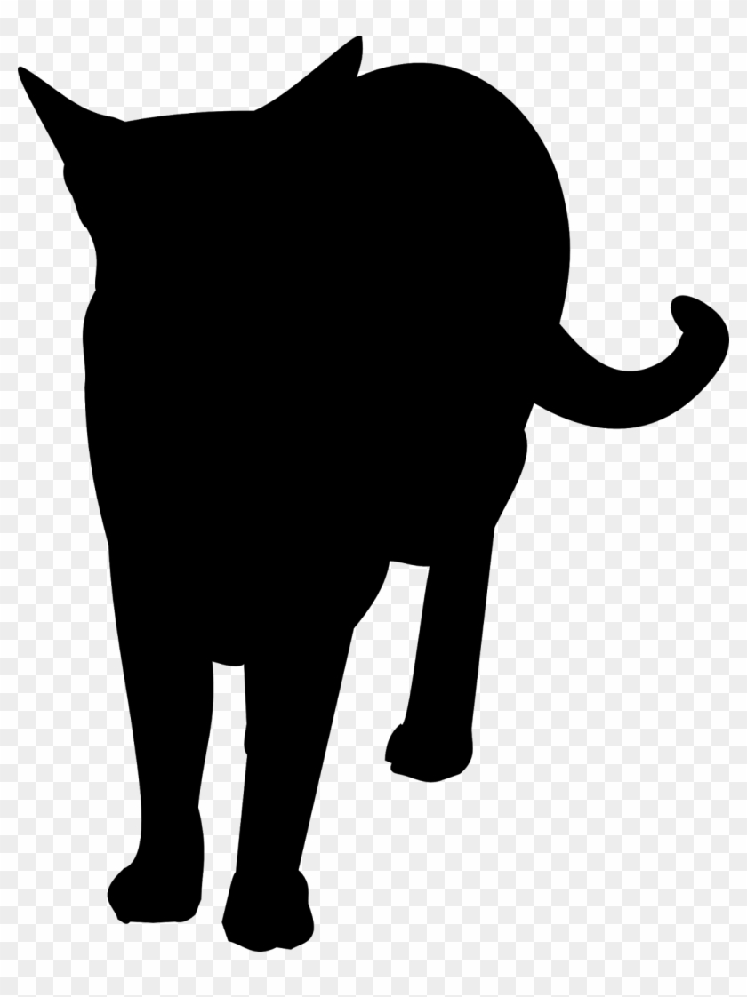 Feel Free To Use This Cat Silhouette For Your Own Projects - Black Cat #210315