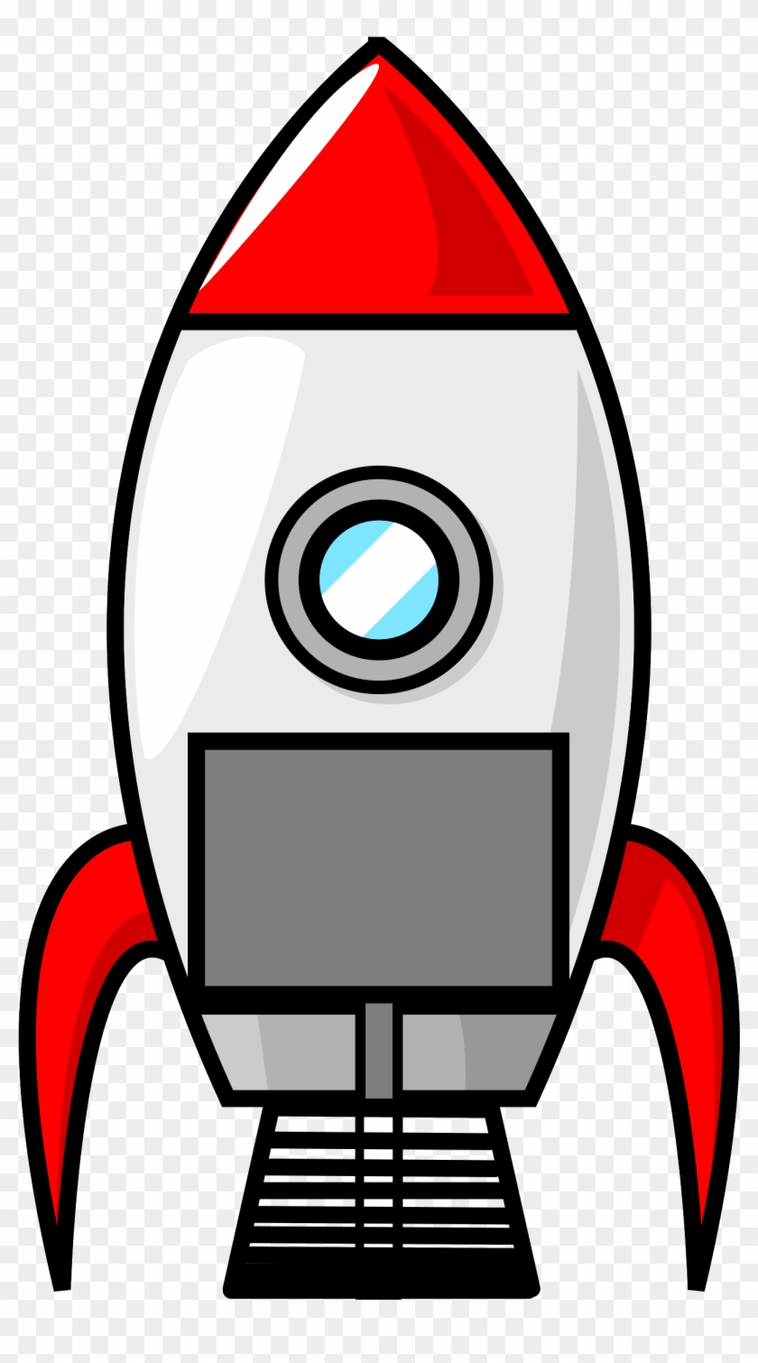 Medium Image - Cartoon Rocket #210416