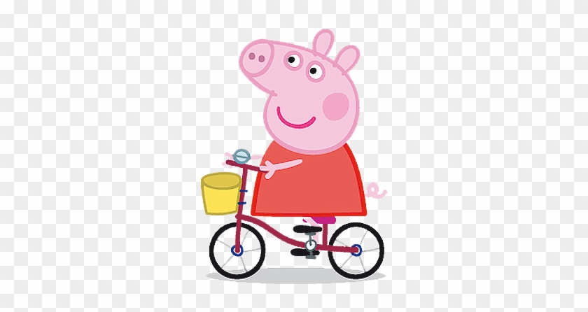 Peppa Pig Png Pack More - Peppa Pig Bicycle Png #210503