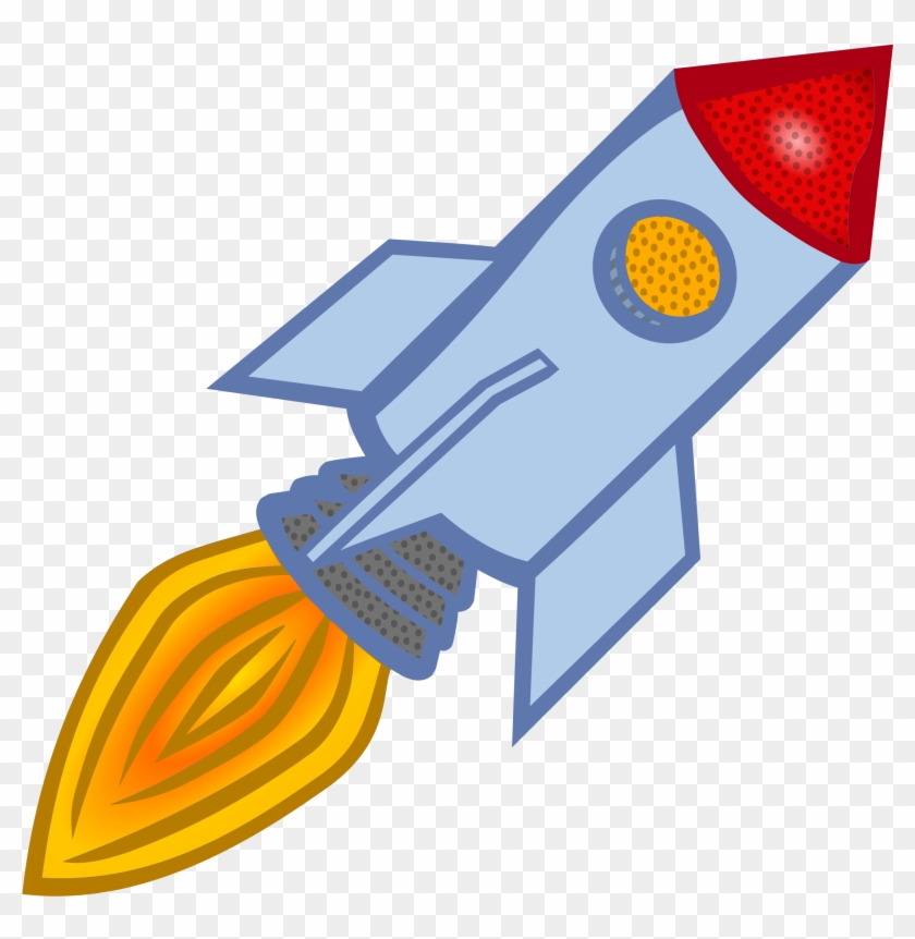 Rocket Booster Clipart - Rocket Clipart #210526