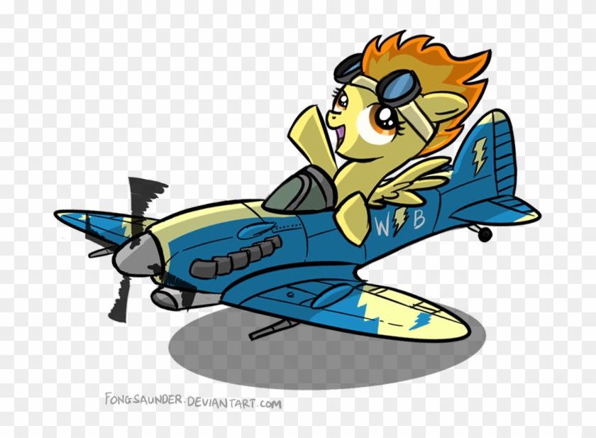 Com Supermarine Spitfire Clip Art - Спитфайр Пони И Самолет #210598