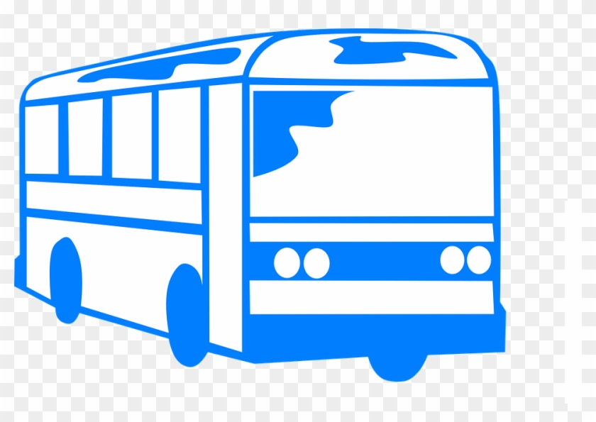 Black And White Bus Clipart #210597