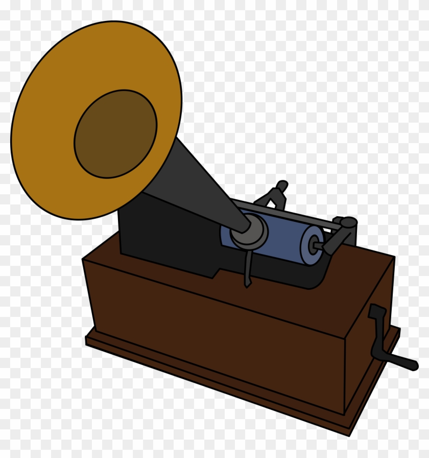 Free Phonograph Clip Art - Thomas Edison Phonograph Clipart #210635