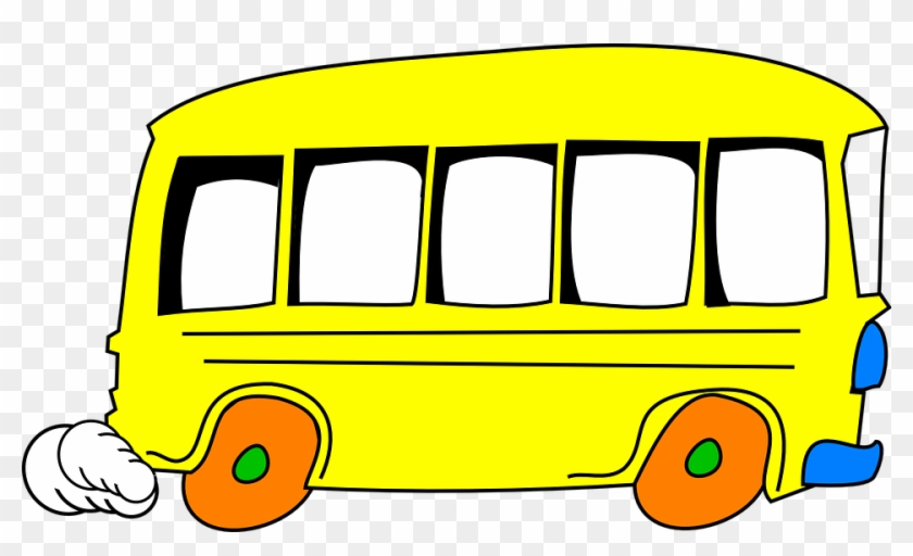 Bus Yellow Cartoon Transportation School V - Bus Clipart #210637