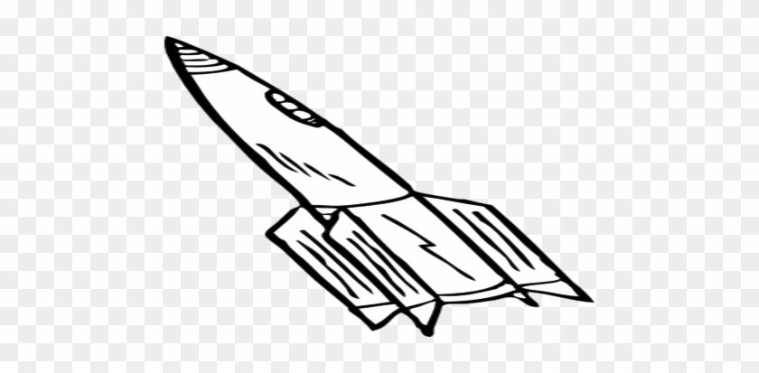 Coloring Trend Medium Size Spaceship Clip Art Rocketship - Rockets Clipart Black And White #210663