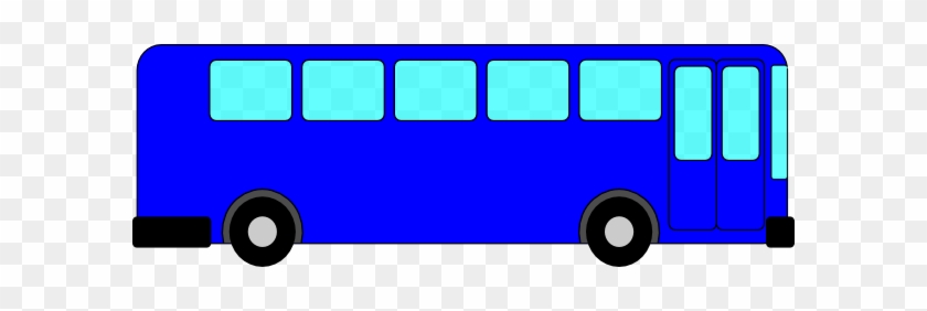 Blue Bus Clip Art At Clker - Blue Bus Clipart Png #210677