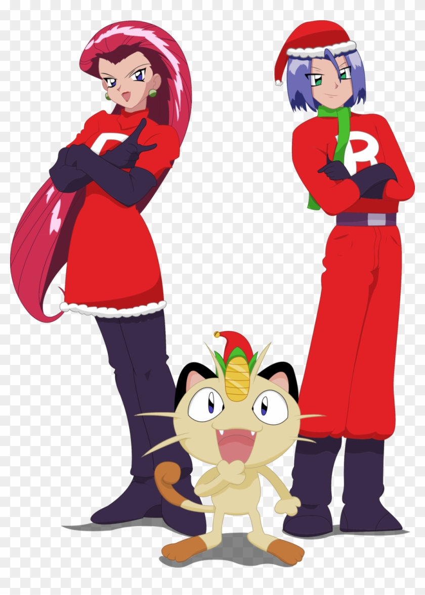 A Merry Christmas From Team Rocket By Lillygeneva - Jessie And James Pokemon Christmas #210695