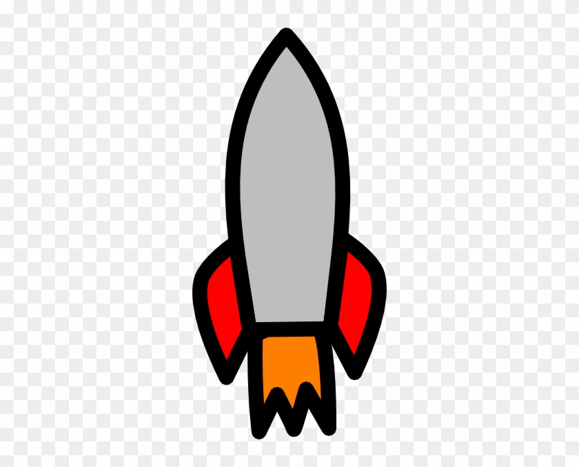 Rocket Mediumflame Clip Art At Clkercom Vector - Rocket Ship Clip Art #210746