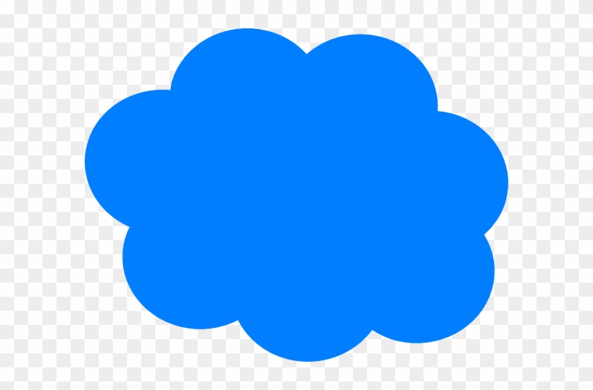 Cloud Clip Art Png - Blue Cloud #210805