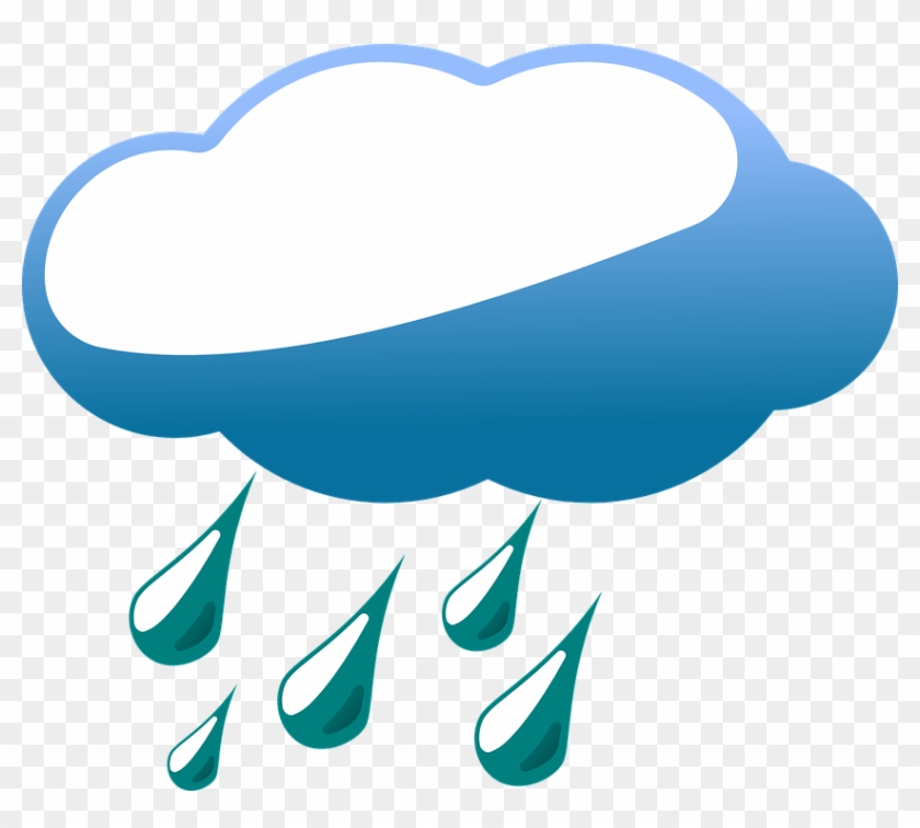 Clouds Weather Rain - Rain Clipart Png #210809