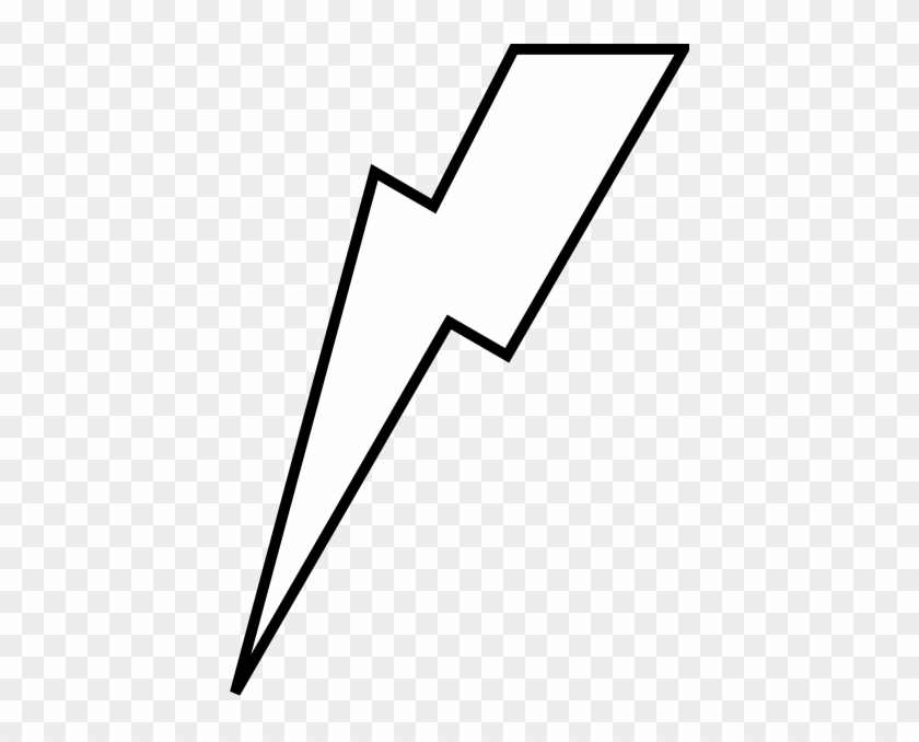Clip Art Lightning Bolt - Lightning Bolt Line Drawing #210843