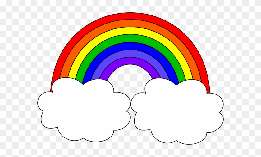 Rainbow With Clouds Clip Art At Clker - Bureau Of Energy Efficiency #210848