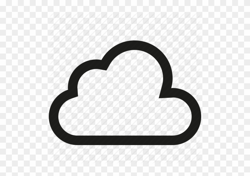 Cloud, Outline Icon - Cloud Icon Vector Png #210884