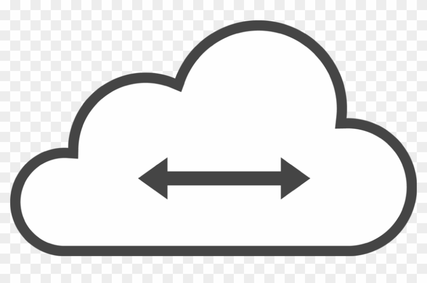 Opsus Connect - Black And White Cloud Service Icon #210916