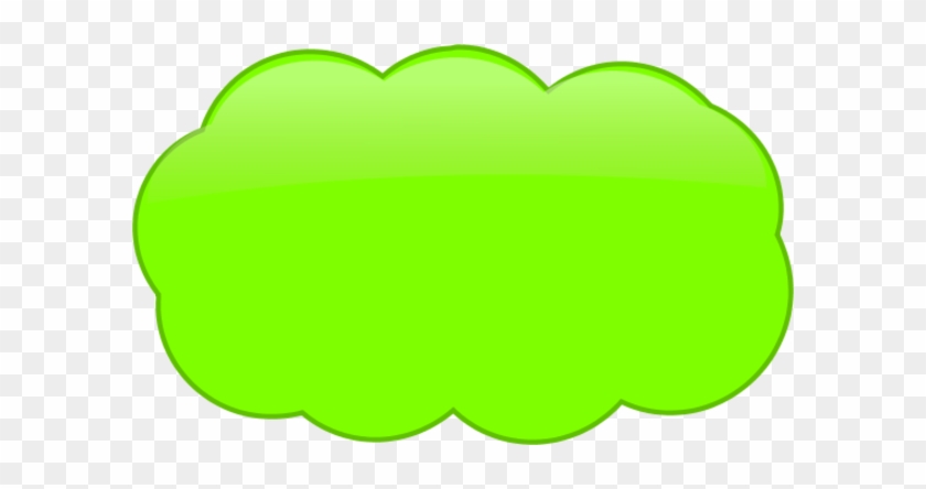 Fuschia - Green Cloud Clipart #211011