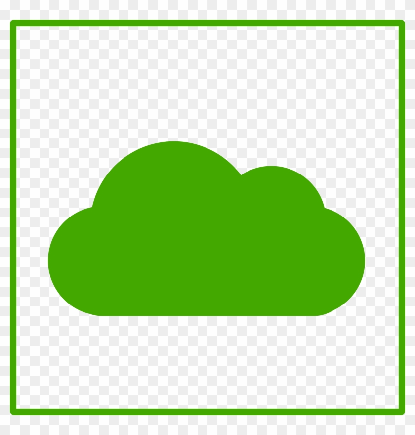 Eco Green Cloud Icon - Green Cloud Icon #211045