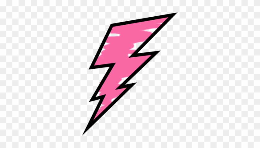 Lightning Bolt Clipart - Pink Lightning Bolt #211078