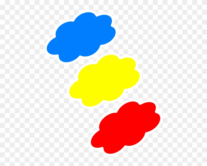 Colored Clouds Clipart #211084