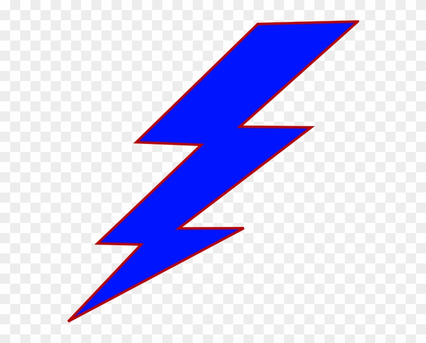 Blue Lightning Bolt Clip Art - Red And Blue Lightning Bolt #211095