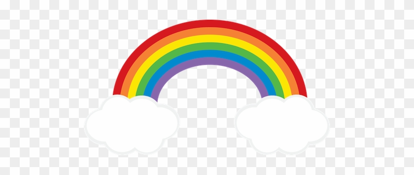 Rainbow Cloud Clipart Freebie From Go Designs At Gradeonederfuldesigns - 7 Colors Of Rainbow #211115