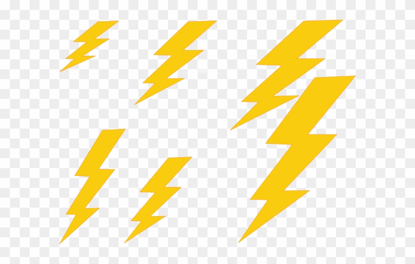 Homely Design Thunder Clipart Bolt Plain Clip Art At - Make A Lightning Bolt In Illustrator #211118