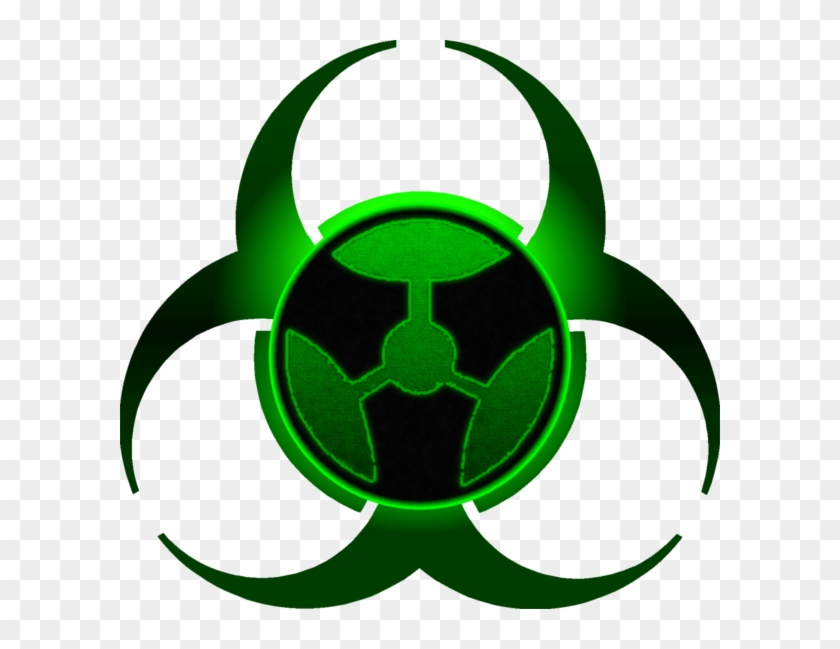 Toxic Clipart Transparent Background - Biohazard Symbol Green Png #211135