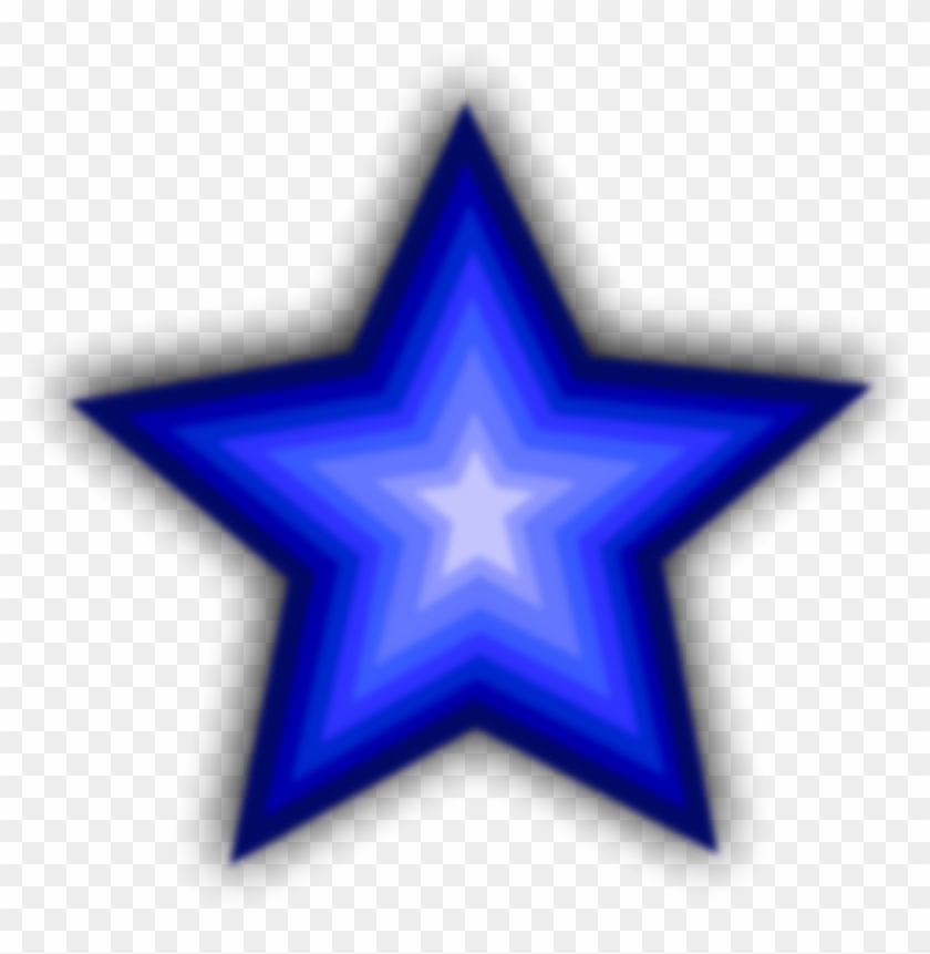 Blue Star Flag Clip Art - Transparent Background Star Clipart #211153
