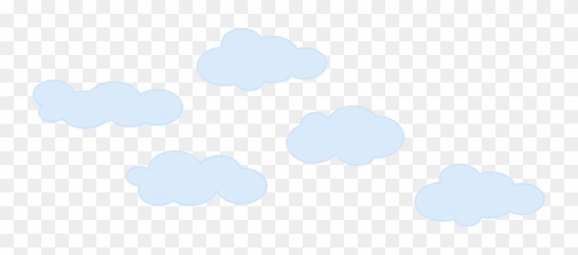 Clouds Group Svg Clip Arts 600 X 234 Px - Cartoon Group Of Clouds #211156