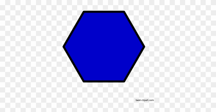 Free Blue Hexagon Clip Art Image - Free Blue Hexagon Clip Art Image #211163