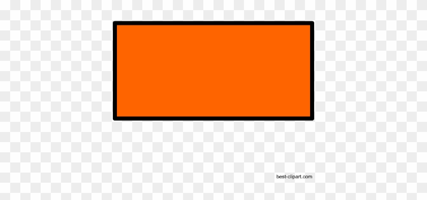 Free Orange Rectangle Clipart Image - Free Orange Rectangle Clipart Image #211173