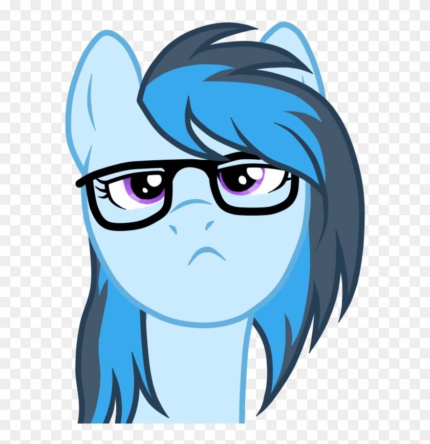 Hipster Rain Cloud By Wingedjustice On Clipart Library - Mlp Rain Cloud #211180