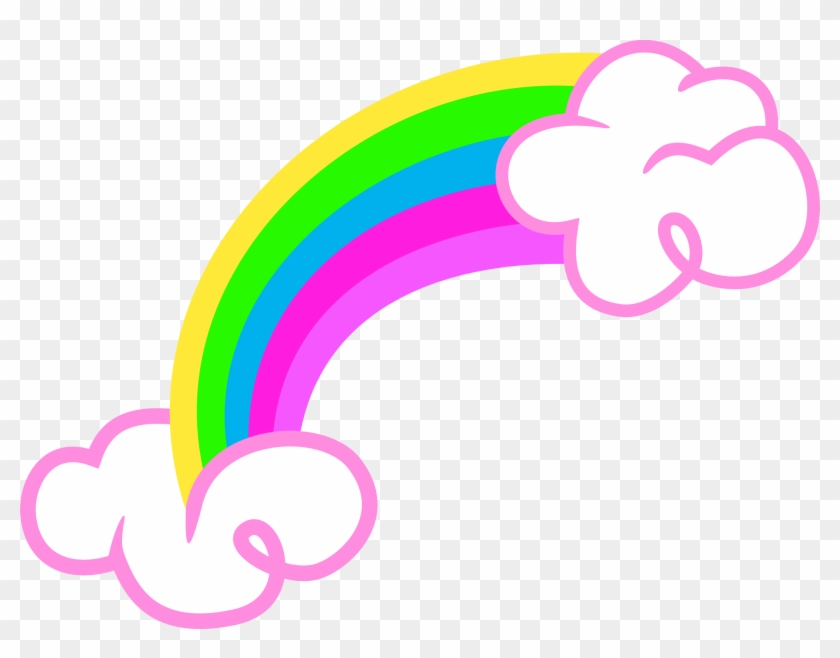 Rainbow And Clouds - Rainbow Dash Cutie Mark #211240