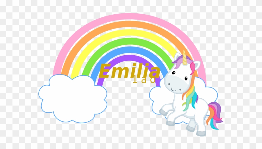 144 Rainbow Unicorns 30 Mm Reward Stickers #211243