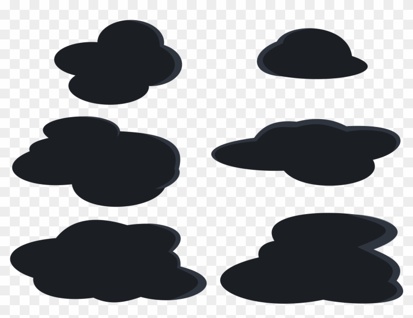 Dark Clipart Black Cloud - Halloween Cloud #211295