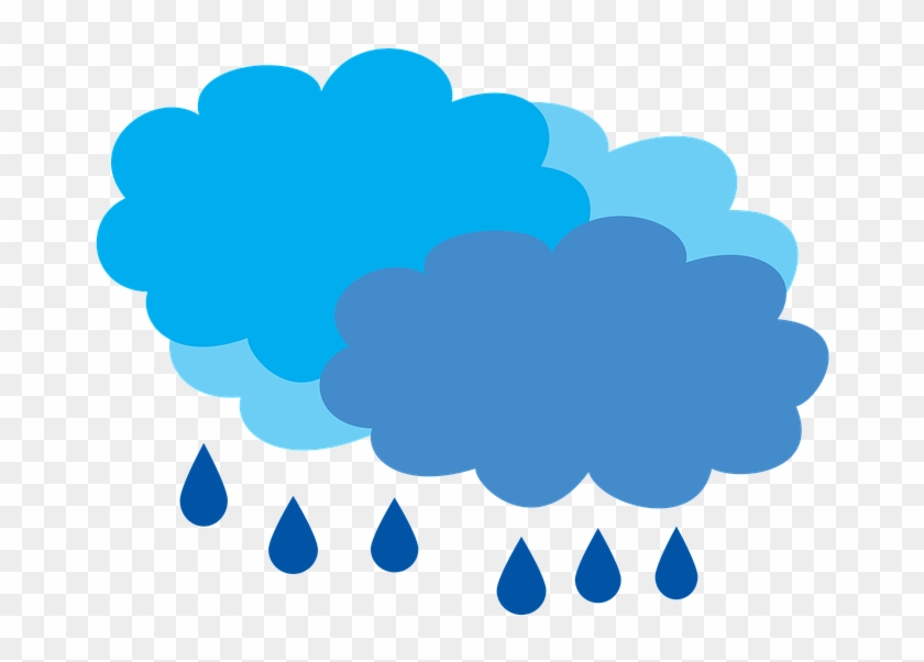 Cloudy With Rain,rain,the Rain Clouds,weather Forecast,clouds,blue - Stimmungsbarometer Für Kinder #211296